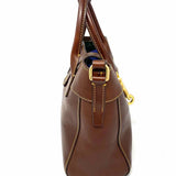 Dooney & Bourke Florentine Amelie Brown Tote Leather Satchel