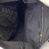 Quince Black Large Woven Leather Tote