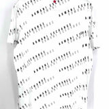 Armani Exchange Men's White Black Size L monogram Polo