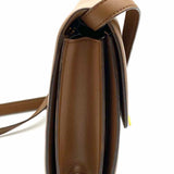 Celine 2011 Classic Box Brown Flap Leather Shoulder Bag