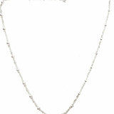 Statement .925 Sterling Silver Twisted Chain Necklace