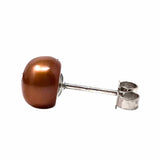 Macy's .925 Bronze Pearl Stud Earrings