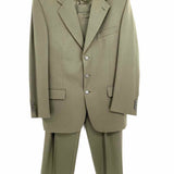 Joseph Abboud Women's Olive Wool Sport Coat Pant Set