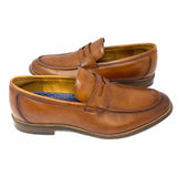 FLORSHEIM Men's Brown Shoe Size 12 Leather Penny Loafers