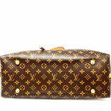 LOUIS VUITTON Carry All MM Brown Monogram Made in France Shoulder Bag