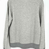 Billy Reid Men's Gray Size M Crew Neck Textured Sweater