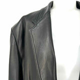 GIANNI VERSACE 90's Men's Black Size L Leather Jacket