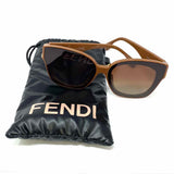 Fendi Brown Oversized Sunglasses