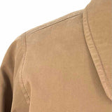 Burberry Vintage Women's Beige Size 10 Zip Cotton Blend Utility Jacket
