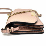 Burberry Madison Wallet on Chain Pink Envelope Grained Leather Crossbody
