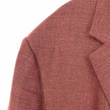 Ermenegildo Zegna Crossover Size 48 XXL Men's Red Black Sport Coat