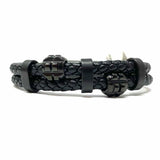 Estate Stainless Steel Black 8.5" Bracelet