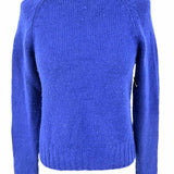 Vince Women's Blue Size S/P Mock Neck Cashmere Sweater