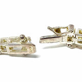 DBJ 925 Sterling Silver Tennis 7.25" Crystal Bracelet