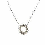 Brighton Silver Pendant 19" Ring Necklace