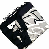 Oscar by Oscar de la Renta Black White Square 34" Abstract Scarf