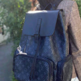 LOUIS VUITTON 2021 Trio Black Monogram Eclipse BackPack