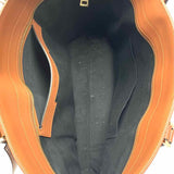 BRUNO MAGLI Brown Tote Easy Woven embossed Leather Shoulder Bag