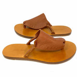 Bottega Veneta Women's Brown Size 37.5/7 Thong Leather Sandals