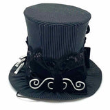 Disney Parks Jack Skellington Nightmare Before Christmas Black Gray Hat