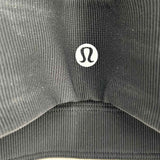 Lululemon Energy Women's Black Size 4 Ribbed Sports Bra