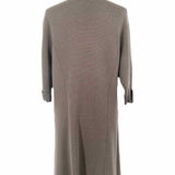 Eileen Fisher Women's Gray Size M Open Front 1/2 Sleeve Cardigan