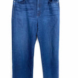 Mother Maven Ankle Women's Dark Blue Size 32 Mid Rise Wide Leg Jeans