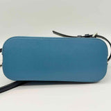 Kate Spade Staci Blue White Dome Color Block Saffiano Leather Crossbody