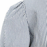 VERONICA BEARD Iker Women's Blue White Size 10 Cut Out Stripe Made in USA Dress