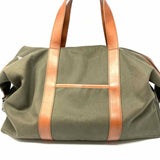Holderness & Bourne The Buyers Cotton Twill Olive Duffle Bag