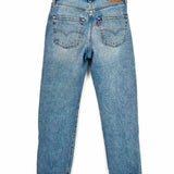 Levi's Women's Blue Size M High Waisted Straight Distressed Jeans