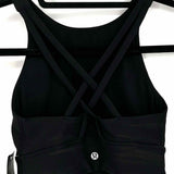 Lululemon Energy Women's Black Size 4 Ribbed Sports Bra