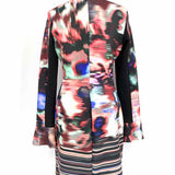 Clover Canyon Ikat Women's Multi-Color Size L sheath Abstract Dress
