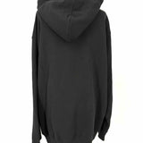 MOSCHINO Men's Black Size 46 Hooded Logo Sweatshirt