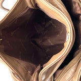 Class Act Vintage Taupe Leather Shoulder Bag