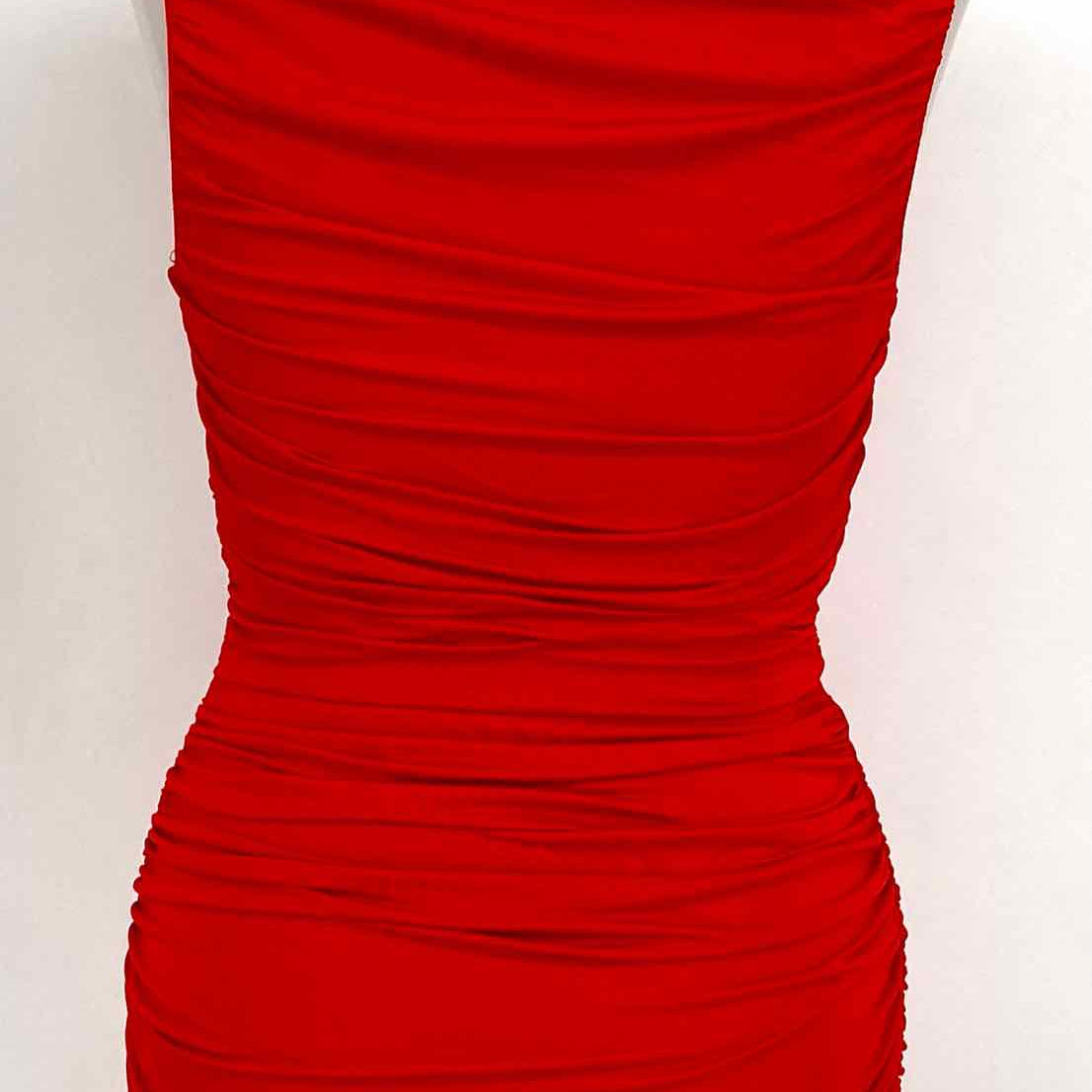 Superdown Women's Red Size XS mini Ruched Dress