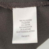 W by Worth Women's Brown Size 8 Cowl Neck Sleeveless