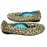 thierry rabotin Women's Beige Black Size 41/10 Round Toe Suede Leather Flats