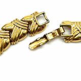 Monet Gold Tone Collar 16" Woven Necklace