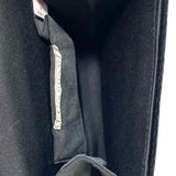 Courtenay Velvet Black Flap Clutch