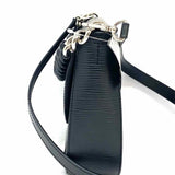 LOUIS VUITTON 2016 Coquelicot Luna Epi Leather Black Shoulder Crossbody
