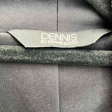 dennis by dennis basso Women's Black Size S Open Front Sequined Jacket