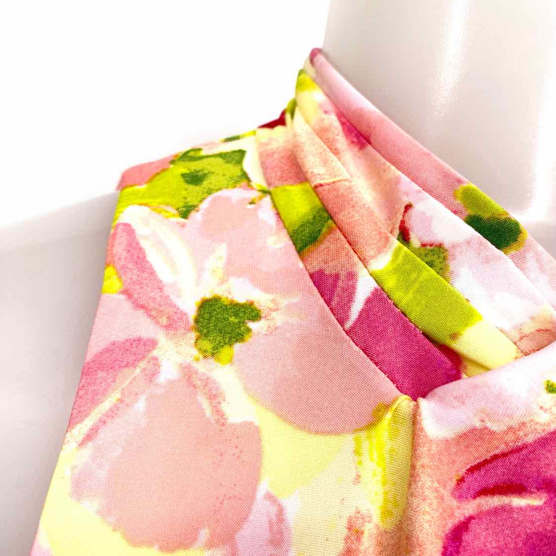 RACHEL rachel roy Vestido multicolor con abertura floral talla S para mujer