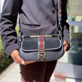 Radley London Grosvenor Remastered Black Flap Leather Crossbody