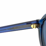 Christian Dior Bianca Navy Oval Sunglasses
