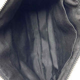 Coach Peyton Swingpack Black Gray Zip Signature Crossbody