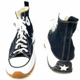 Converse Run Star Hike Men Black Shoe Sz 11.5 High Top Canvas Platform Sneakers
