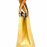 LOUIS VUITTON 2002 Reade PM Beige Mini Monogram Vernis Leather Tote w/ Wallet