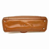 Salvatore Ferragamo Brown Leather Shoulder Bag
