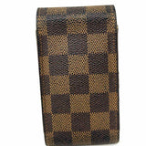 LOUIS VUITTON 1999 Cigarette Card Holder Brown Damier Ebene Wallet